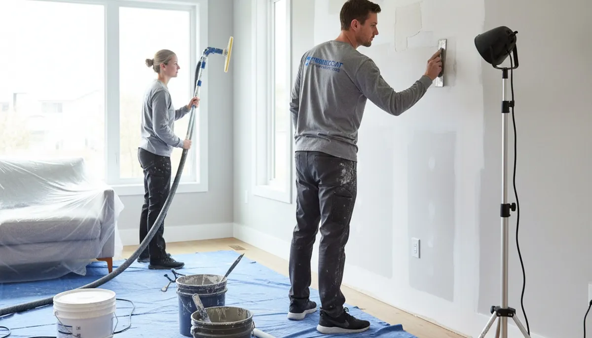 Professional drywall repair and wall restoration service in Bloomington IN home interior