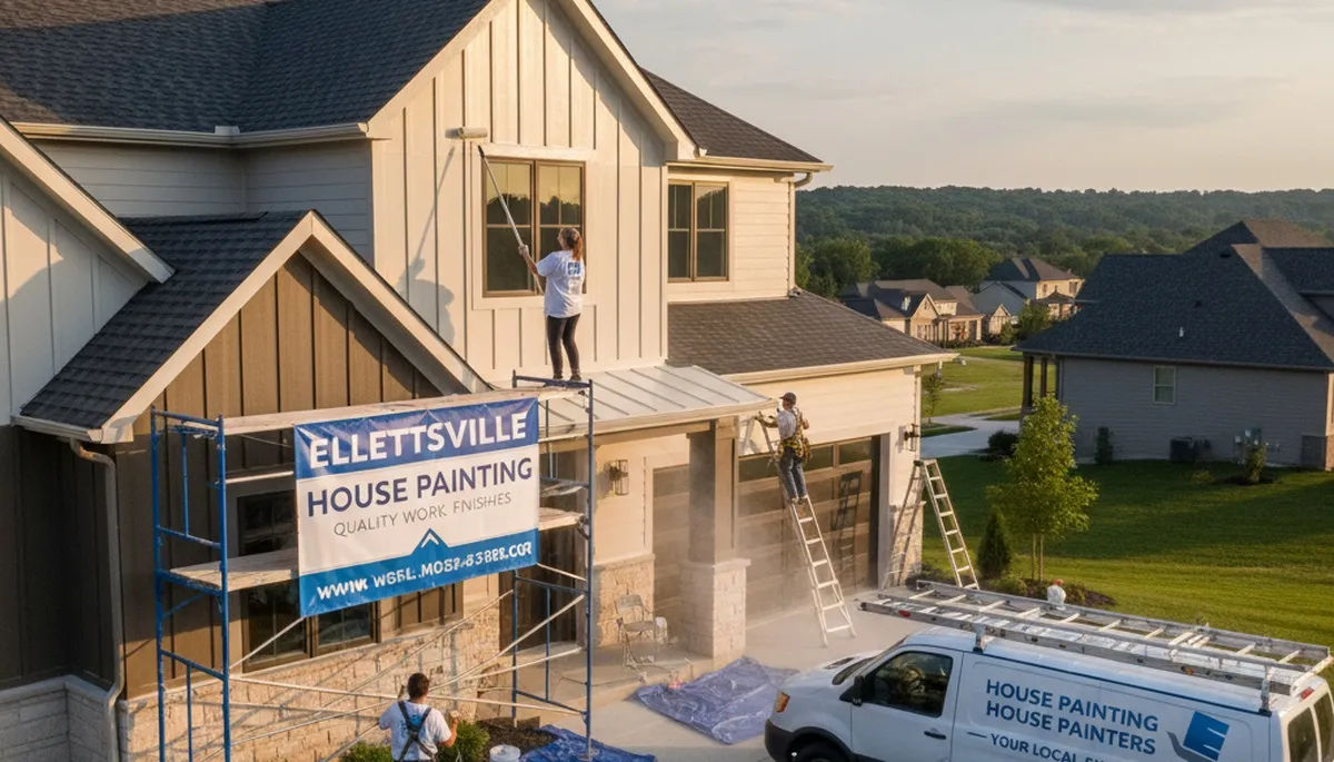 Professional house painters in Bloomington IN providing quality home exterior painting services