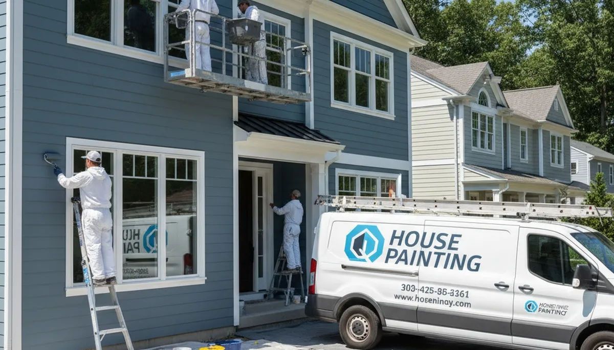 Professional house painting service in Bloomington, IN by paintersbloomingtonin.com